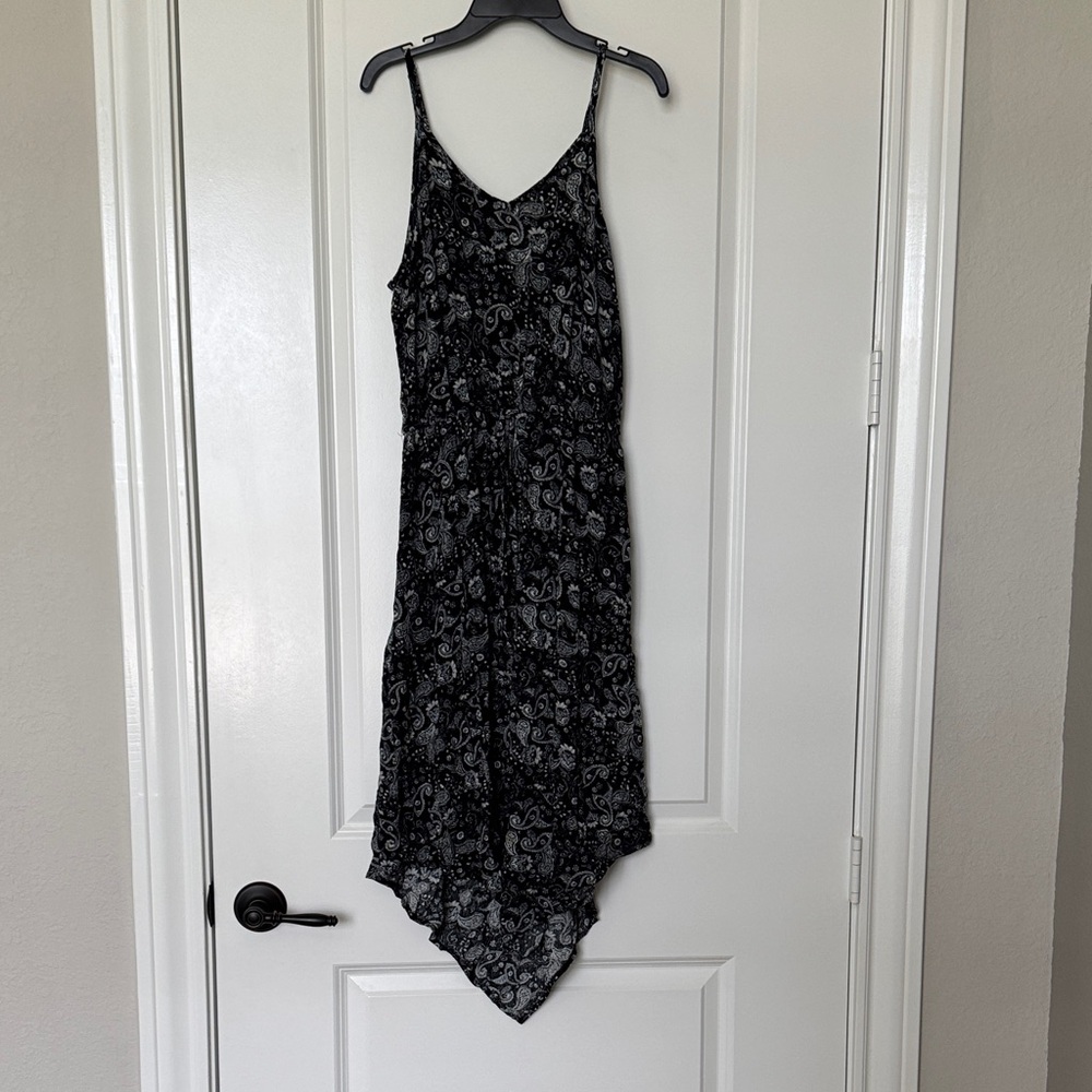 Black and White Paisley Dress